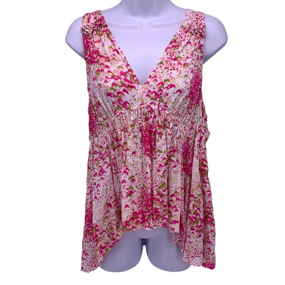 Anthropologie Tops - Anthropologie by Maeve Bretta Gathered Blouse Womens Size M